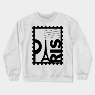 Paris, France Postage Stamp Crewneck Sweatshirt